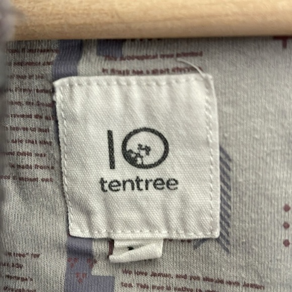 Tentree Zip up hoodie Size Medium Grey/Purple - Picture 6 of 11